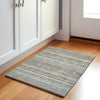 Piper Looms Chantille Stripes ACN1970 Taupe Machine Washable Area Rug Scatter Lifestyle Image Feature