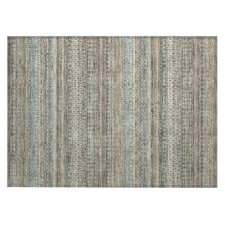 Piper Looms Chantille Stripes ACN1970 Taupe Machine Washable Area Rug Scatter Main Image