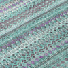 Piper Looms Chantille Stripes ACN1970 Teal Machine Washable Area Rug Swatch Image