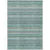 Piper Looms Chantille Stripes ACN1970 Turquoise Machine Washable Area Rug main image