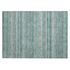 Piper Looms Chantille Stripes ACN1970 Turquoise Machine Washable Area Rug Scatter Main Image