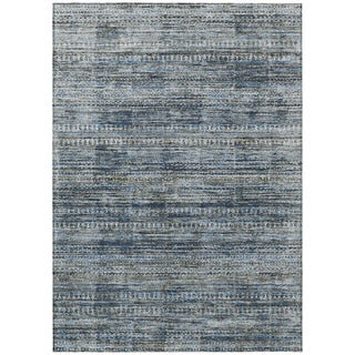 Piper Looms Chantille Stripes ACN1971 Denim Machine Washable Area Rug main image