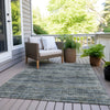 Piper Looms Chantille Stripes ACN1971 Denim Machine Washable Area Rug Outdoor Lifestyle Image Feature