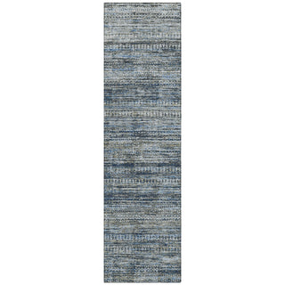 Piper Looms Chantille Stripes ACN1971 Denim Machine Washable Area Rug Runner Main Image