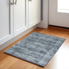 Piper Looms Chantille Stripes ACN1971 Denim Machine Washable Area Rug Scatter Lifestyle Image Feature