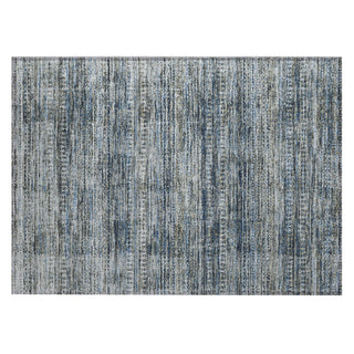 Piper Looms Chantille Stripes ACN1971 Denim Machine Washable Area Rug Scatter Main Image