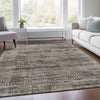 Piper Looms Chantille Stripes ACN1971 Taupe Machine Washable Area Rug Lifestyle Image Feature