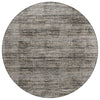 Piper Looms Chantille Stripes ACN1971 Taupe Machine Washable Area Rug Round Main Image