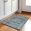 Piper Looms Chantille Stripes ACN1971 Teal Machine Washable Area Rug Scatter Lifestyle Image Feature