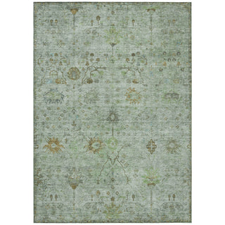 Piper Looms Chantille Arabesque ACN1972 Aloe Machine Washable Area Rug main image