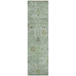 Piper Looms Chantille Arabesque ACN1972 Aloe Machine Washable Area Rug Runner Main Image