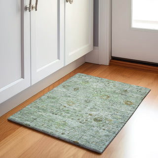Piper Looms Chantille Arabesque ACN1972 Aloe Machine Washable Area Rug Scatter Lifestyle Image Feature