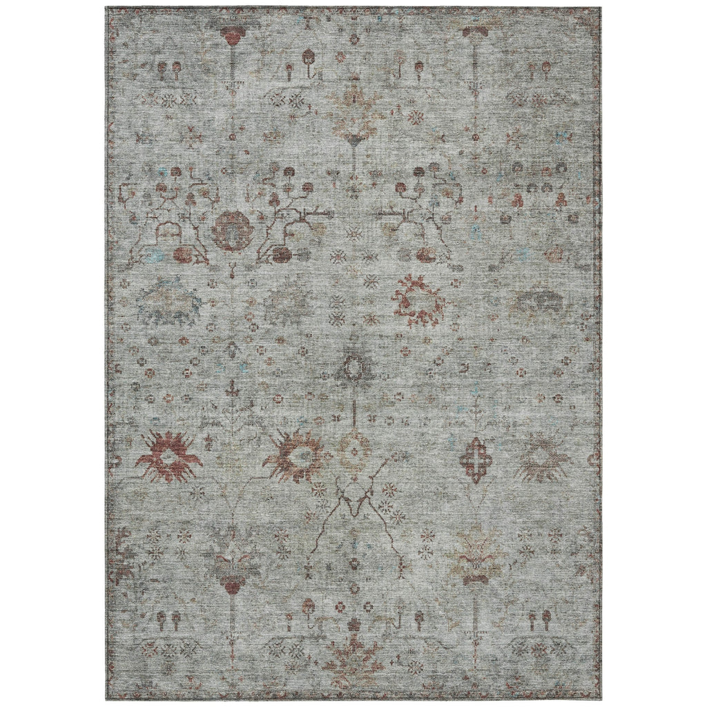 Piper Looms Chantille Arabesque ACN1972 Gray Machine Washable Area Rug main image