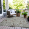 Piper Looms Chantille Arabesque ACN1972 Gray Machine Washable Area Rug Outdoor Lifestyle Image Feature