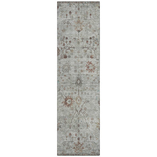 Piper Looms Chantille Arabesque ACN1972 Gray Machine Washable Area Rug Runner Main Image