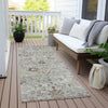 Piper Looms Chantille Arabesque ACN1972 Gray Machine Washable Area Rug Runner Outdoor Lifestyle Image Feature