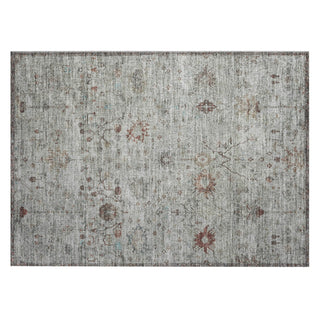 Piper Looms Chantille Arabesque ACN1972 Gray Machine Washable Area Rug Scatter Main Image