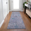 Piper Looms Chantille Arabesque ACN1972 Lavender Machine Washable Area Rug Runner Lifestyle Image Feature
