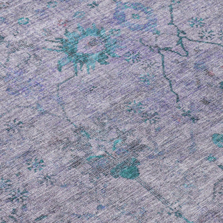 Piper Looms Chantille Arabesque ACN1972 Lavender Machine Washable Area Rug Swatch Image