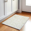 Piper Looms Chantille Arabesque ACN1973 Ivory Machine Washable Area Rug Scatter Lifestyle Image Feature