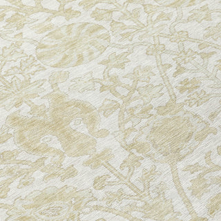 Piper Looms Chantille Arabesque ACN1973 Ivory Machine Washable Area Rug Swatch Image