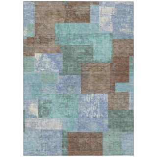 Piper Looms Chantille Geometric ACN1974 Brown Machine Washable Area Rug main image