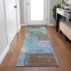 Piper Looms Chantille Geometric ACN1974 Brown Machine Washable Area Rug Runner Lifestyle Image Feature