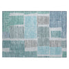 Piper Looms Chantille Geometric ACN1975 Aqua Machine Washable Area Rug Scatter Main Image