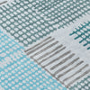 Piper Looms Chantille Geometric ACN1975 Aqua Machine Washable Area Rug Swatch Image