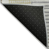 Piper Looms Chantille Geometric ACN1975 Dune Machine Washable Area Rug Backing Image