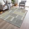 Piper Looms Chantille Geometric ACN1975 Dune Machine Washable Area Rug Lifestyle Image Feature
