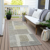 Piper Looms Chantille Geometric ACN1975 Dune Machine Washable Area Rug Runner Outdoor Lifestyle Image Feature
