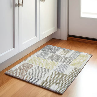 Piper Looms Chantille Geometric ACN1975 Dune Machine Washable Area Rug Scatter Lifestyle Image Feature