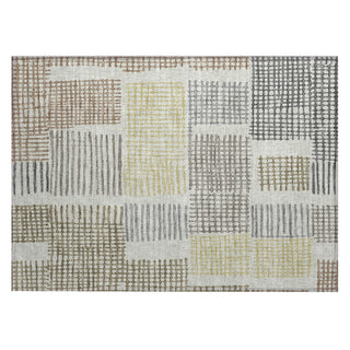 Piper Looms Chantille Geometric ACN1975 Dune Machine Washable Area Rug Scatter Main Image