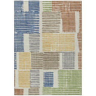 Piper Looms Chantille Geometric ACN1975 Putty Machine Washable Area Rug main image
