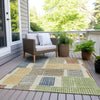 Piper Looms Chantille Geometric ACN1975 Putty Machine Washable Area Rug Outdoor Lifestyle Image Feature