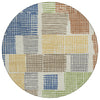 Piper Looms Chantille Geometric ACN1975 Putty Machine Washable Area Rug Round Main Image