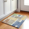 Piper Looms Chantille Geometric ACN1975 Putty Machine Washable Area Rug Scatter Lifestyle Image Feature