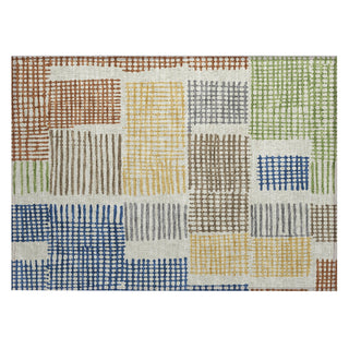 Piper Looms Chantille Geometric ACN1975 Putty Machine Washable Area Rug Scatter Main Image