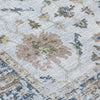 Piper Looms Chantille Border ACN1976 Blue Machine Washable Area Rug Swatch Image