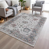 Piper Looms Chantille Border ACN1976 Blush Machine Washable Area Rug Lifestyle Image Feature