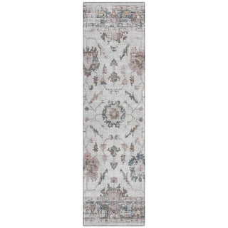 Piper Looms Chantille Border ACN1976 Blush Machine Washable Area Rug Runner Main Image