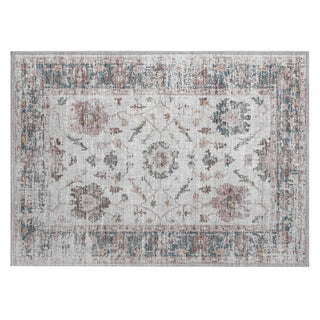 Piper Looms Chantille Border ACN1976 Blush Machine Washable Area Rug Scatter Main Image
