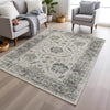 Piper Looms Chantille Border ACN1976 Ivory Machine Washable Area Rug Lifestyle Image Feature