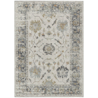 Piper Looms Chantille Border ACN1976 Ivory Machine Washable Area Rug main image