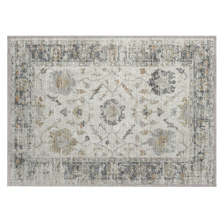 Piper Looms Chantille Border ACN1976 Ivory Machine Washable Area Rug Scatter Main Image
