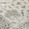 Piper Looms Chantille Border ACN1976 Ivory Machine Washable Area Rug Swatch Image