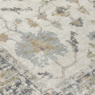 Piper Looms Chantille Border ACN1976 Ivory Machine Washable Area Rug Swatch Image