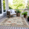 Piper Looms Chantille Border ACN1976 Linen Machine Washable Area Rug Outdoor Lifestyle Image Feature