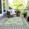 Piper Looms Chantille Border ACN1976 Mint Machine Washable Area Rug Outdoor Lifestyle Image Feature